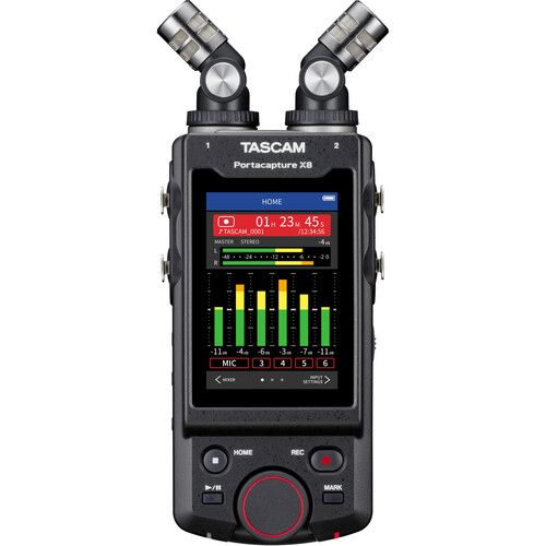 Tascam Portacapture-X8 High Resolution Multi-Track Handheld Recorder