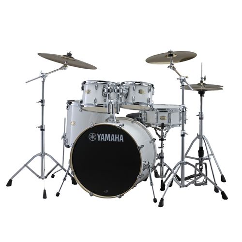 Yamaha Stage Custom Birch 5-Pc Drum Set With Hardware, Pure White