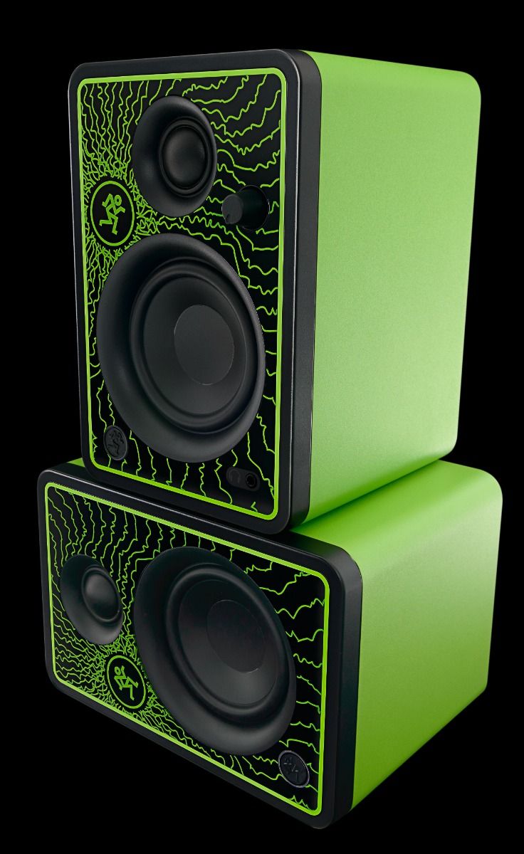 Mackie Cr3-Xltd-Grn 3In Multimedia Monitors - Green Lightning (Pair)