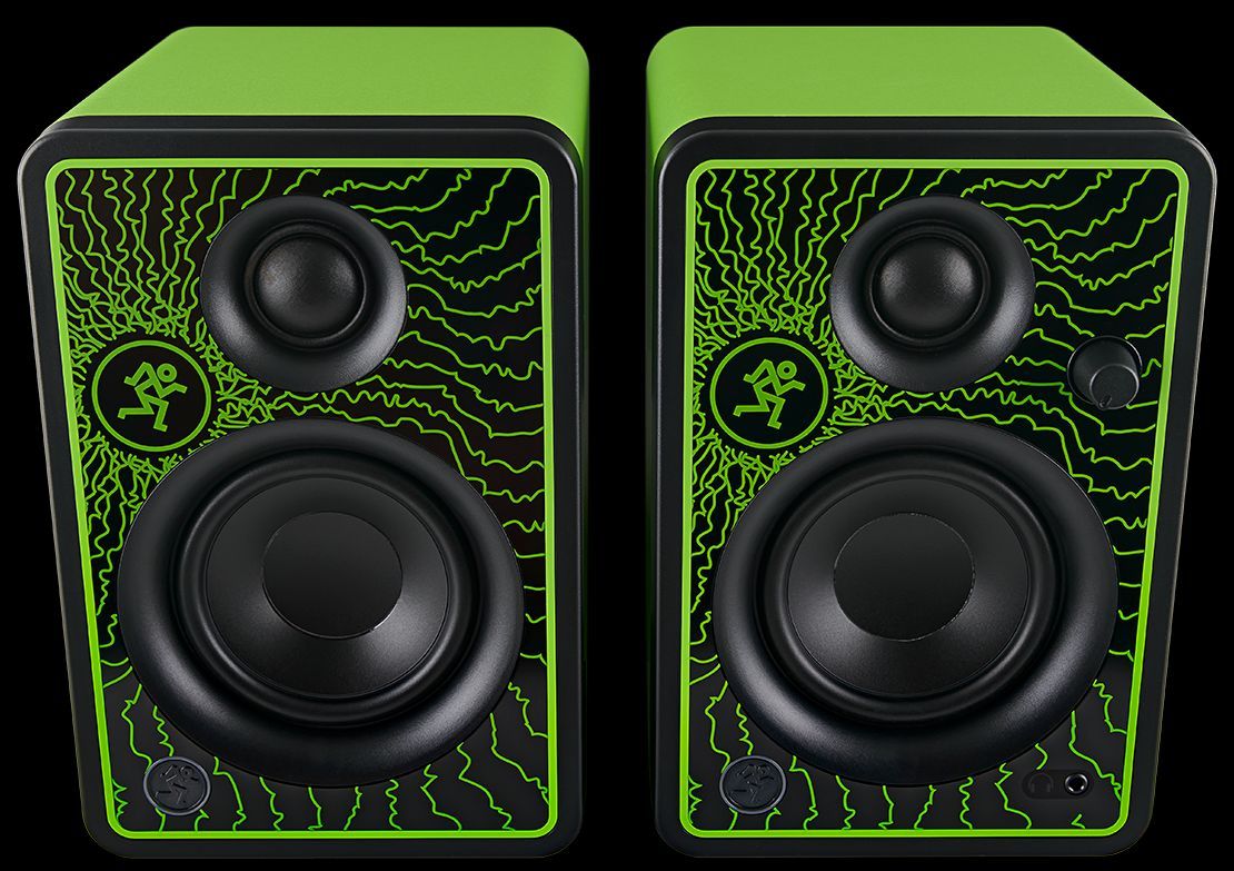 Mackie Cr3-Xltd-Grn 3In Multimedia Monitors - Green Lightning (Pair)