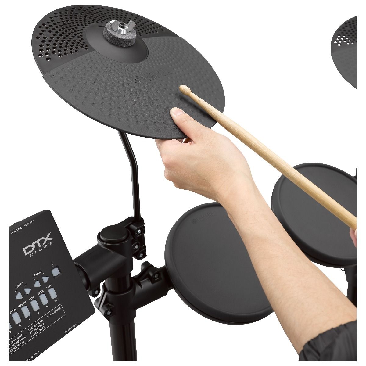 Yamaha Dtx402K 5-Piece Electronic Drum Kit With Ku100 Bass Pedal