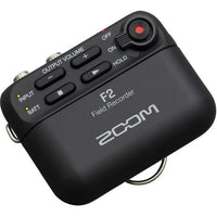 Zoom F2 32-Bit Compact Field Recorder With Lavalier Mic