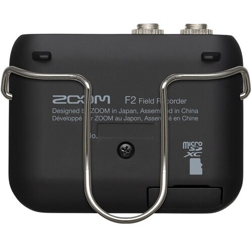 Zoom F2 32-Bit Compact Field Recorder With Lavalier Mic