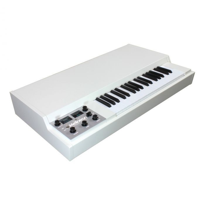 Mellotron M4000D White 37 Note Mellotron Style Wooden Keyboard