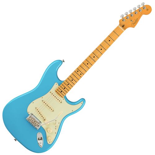 Fender American Professional Ii Stratocaster Mp Miami Blue Electric Guitar